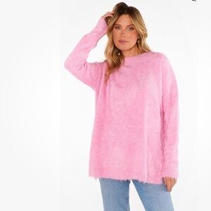 SHOW ME YOUR MUMU • Bonfire Sweater in Pink